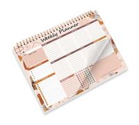 Twin Coil Binding Weekly Planner Notepads Planner Academic Weekly Journal Notebook 104 Pagina Non Datata Per La Pianificazione