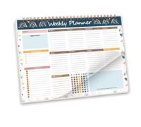Twin Coil Binding Weekly Planner Notepads Planner Academic Weekly Journal Notebook 104 Pagina Non Datata Per La Pianificazione