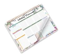 Twin Coil Binding Weekly Planner Notepads Planner Academic Weekly Journal Notebook 104 Pagina Non Datata Per La Pianificazione