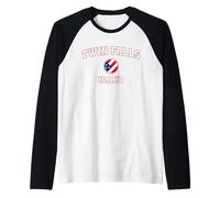 Twin Falls Idaho (Idaho) Maglia con Maniche Raglan