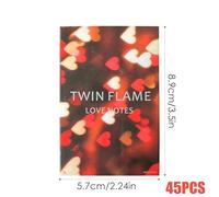 Twin Flame Love Notes Tarot - Entertainment Oracle Cards | Fate Divination Deck with Fortune-Telling Game for Twin Flame Readings, Tarot Enthusiasts, Beginners, Couples, Party, Home, Spiritual Fun