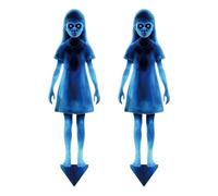 Twin Ghost Yard Sign Twin Spooky Gothic Decor | Horror Halloween Decor per prato esterno terra portico ingresso casa festa carnevale cimitero