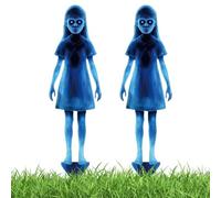 Twin Ghost Yard Signs Scary Twin Gothic Sign | Halloween Horror Yard Decor per cimitero all'aperto terra partito casa portico ingresso carnevale