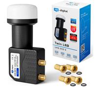 Twin Lnb Lnc 2 Partecipanti Direttamente Quattro Interruttore Tv Full Hd 3D