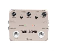 Twin Looper Loop Station Pedale per chitarra, in lega di alluminio Rowin Looper per chitarra elettrica Pedale Loop Station 11 Tipi TimeTrue Bypass
