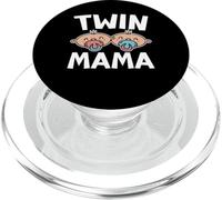 Twin Mama Gemelli Incinta Due Bambini Mamma PopSockets PopGrip per MagSafe