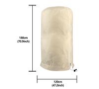 Twin Pack Sacchetti Protettivi da Giardino in Pile a Dimensioni Lunghezza 180 La