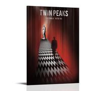 Twin Peaks - Adesivi da parete impermeabili ad alta definizione, adatti per camere da letto/negozi, resistenti all'umidità e allo sbiadimento, confezione squisita perfetta per regalare, stile cornice
