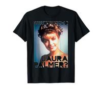Twin Peaks Laura Palmer Portrait Text Maglietta