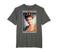 Twin Peaks Laura Palmer Portrait Text V2 Maglietta