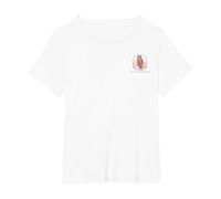 Twin Peaks Red Owl Pocket Maglietta, Donna Plus-Size, Bianco, 1X