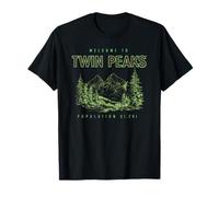 Twin Peaks Souvenir Welcome to Twin Peaks TV Show Maglietta