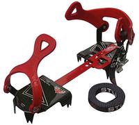 Twin Peaks Stubai Sports Universal - Ramponi con Sistema di Legatura a Gabbia, con Sistema antizoccolo Stick-on, 745 g, Colore: Bianco