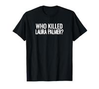Twin Peaks Who Killed Laura Palmer White Maglietta