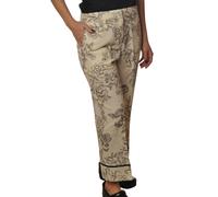 Twin Set Donna Pantalone palazzo in piega con lunghezza sfuggita,tutto realizzat
