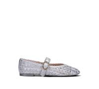 TWIN SET-SIMONA BARBIERI Ballerina donna argento 40