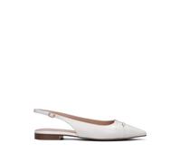 TWIN SET-SIMONA BARBIERI Slingback donna bianca in pelle 41