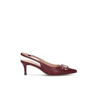 TWIN SET-SIMONA BARBIERI Slingback donna bordeaux in pelle 39