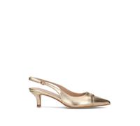 TWIN SET-SIMONA BARBIERI Slingback donna platino in pelle 37
