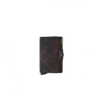 Secrid Twinwallet Porta carte di credito vintage RFID in pelle 6,5 cm chocolate (TV-Chocolate)