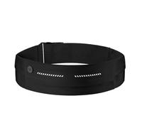 TwinBeing Cintura da corsa regolabile con design antiscivolo, adatta a tutte le taglie di iPhone, ideale per uomini e donne, include marsupio nero da donna e marsupi da donna, impermeabile, nero,