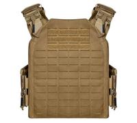 TWINFALCONS Gilet Tattico Militare da Softair, 1000D Nylon Molle Giubbotto Regolabile Modulare Gilet con Tasche Interna per Piastre EVA Quick Release Buckle Giubbotti Militare (Marrone Coyote)