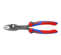 KNIPEX - Pinza regolabile frontale bonderizzata, con manici rivestiti, Lunghezza complessiva: 200 mm 200