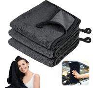 Twinice 3 panni in microfibra Total Clean XXL, panno in microfibra, 40 x 60 cm, Shiny Bath Asciugamani in microfibra per la pulizia della cabina doccia, auto, casa