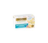 Twinings, Benessere Antiossidante, Infuso Aromatizzato al Limone con Finocchio, Zenzero e Bardana, con Selenio Protezione Stress Ossidativo, 4 Confezioni da 18 Filtri (72 Filtri Totali)
