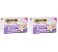Twinings Benessere Coccole della Sera, Infuso Aromatizzato alla Vaniglia con Camomilla Radice di Cicoria e Spezie, Infusi e Tisane, 1 Confezione da 36 Filtri