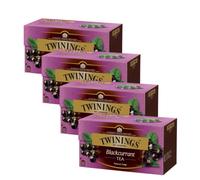 TWININGS Blackcurrant Tea confezione da 4 (100 bustine) | British Black Te...