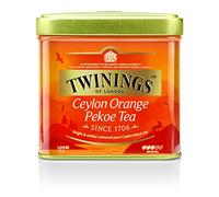 Twinings Ceylon Orange Pekoe, lattina per tè sfuso, 100 g, tè nero, l'aroma rinfrescante caratterizza questo tè. Black Tea Confezione da 6 (6 x 100 g)