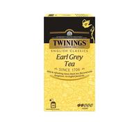Twinings Earl Grey Tea 25 bustine di tè Premium English Classic Black Chai...
