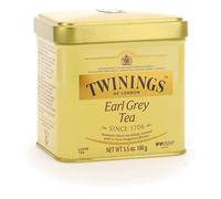 Twinings, Earl Grey Tea Sfuso, Miscela di Tè Neri Selezionati con Aroma al Bergamotto, Gusto Morbido e Bilanciato, Infusi e Tisane, 1 Confezione in Latta da 100 g