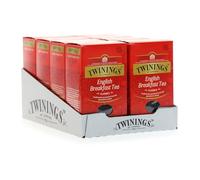 Twinings, English Breakfast Tea Sfuso, Classica Miscela di Tè Neri Selezionati, Gusto Deciso e Corposo, Infusi e Tisane, 8 Confezioni da 100g (800g totali)