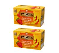 Twinings Exotic Mango Fragola Tisana 20 Bustine Scegli 1 2 5 10 15 Confezioni