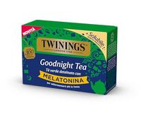 Twinings, Goodnight Tea, Tè Verde Deteinato Solubile con Melatonina per Addormentarsi più in Fretta, Gusto Delicato, Infusi e Tisane, 1 Confezione da 12 Bustine