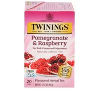 Twinings Herbal Pomegranate Raspberry Tea (6 x 20 pezzi)