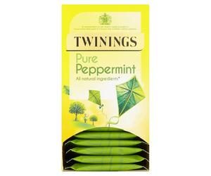 Twinings Infusion Tea Bags Individually-wrapped Peppermint Ref A00810 [Pack 20]