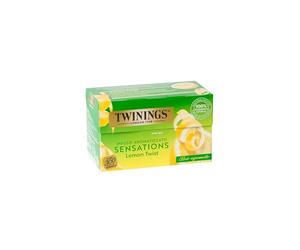 Twinings, Infuso Aromatizzato Sensations Lemon Twist, Gusto Intenso e Deciso, Senza Caffeina, Infusi e Tisane, 6 Confezioni da 20 Filtri (120 Filtri Totali)