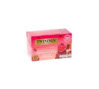 Twinings, Infuso Sensations Lampone e Melograno, 20 Filtri | Senza Caffeina, Gusto Vivace e Fruttato, 100% Naturale, da Gustare Caldo o Freddo