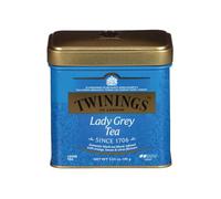 Twinings, Lady Grey Tea, Tè nero Aromatizzato con Bergamotto, Arancia, Limone e Fiordaliso, Sapore Delicato e Agrumato, Infusi e Tisane, Confezione in Latta da 100 gr