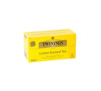Twinings, Classic Lemon Scented Tea, Tè Classico Aromatizzato al Limone, con Caffeina, Infusi e Tisane, 12 Confezioni da 25 Filtri + 1 Bustina Omaggio di Tè Verde
