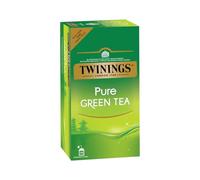 Twinings Pure Green Tea, 25 bustine di tè, tè verde, perfettamente bilanciato e rinfrescante, 50 g