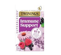 Twinings Superblend - Bustine di tè, ribes nero e lampone, confezione da 20