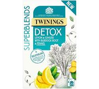 Twinings Superblend Detox Bustine di tè avvolte - 4x20