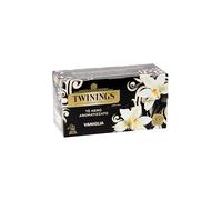 Twinings, Tè Nero Aromatizzato alla Vaniglia, Sapore Delicato e Avvolgente, Infusi e Tisane, Confezione da 25 Filtri