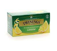 Twinings, Tè Verde Aromatizzato al Limone dal Sapore Rinfrescante, con Caffeina, Infusi e Tisane, 3 Confezioni da 25 Filtri