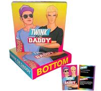 Twink or Daddy - Il gioco di carte queer con 100 sfide per la comunità LGBTQ | Gioco gay per bere | Bisexual Party Game | Pre-bagliore | Regalo Queer Gay Compleanno Natale