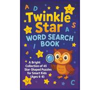 Twinkle Star Word Search Book For Kids: Brain Boosting Star-Shaped Puzzles for Smart Kids (Ages 6-8)